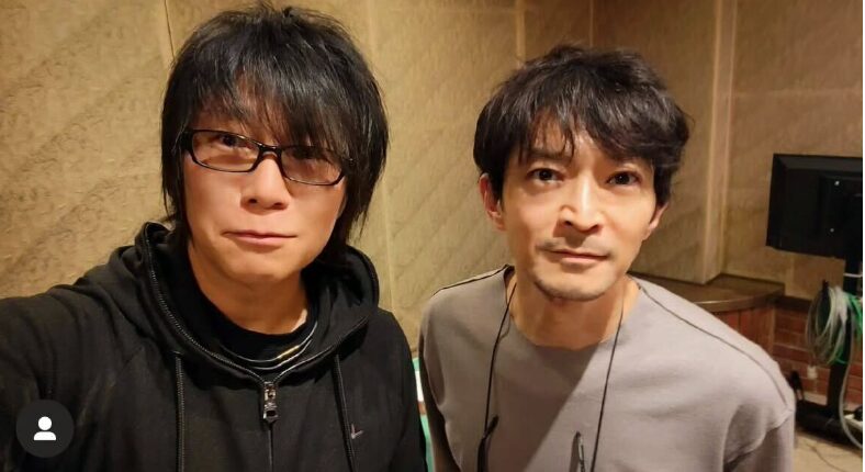 声優仲間森川智之と津田健次郎のオフ2ショット